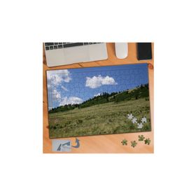 088 Kırsal Yeşil Ova Manzarası 240 Parça Puzzle Yapboz Tablo
