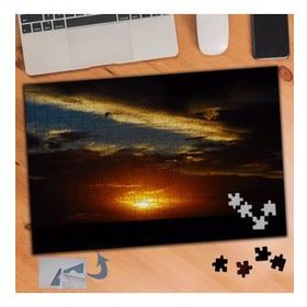 092 Kararmış Gökyüzü Gün Batımı 240 Parça Puzzle Yapboz Tablo