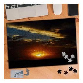 092 Kararmış Gökyüzü Gün Batımı 240 Parça Puzzle Yapboz Tablo