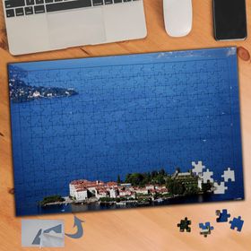 098 Mavi Deniz ve Şirin Kasaba 240 Parça Puzzle Yapboz Tablo