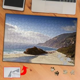099 Kumsal Kayalık Dağlar Doğa 240 Parça Puzzle Yapboz Tablo