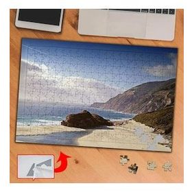 099 Kumsal Kayalık Dağlar Doğa 240 Parça Puzzle Yapboz Tablo