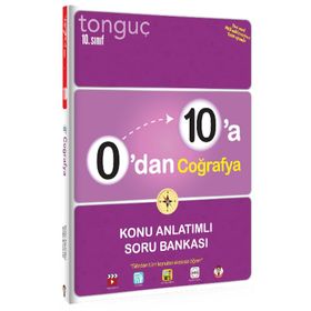 0'dan 10'a Coğrafya Konu Anlatımlı Soru Bankası-Tonguç Akademi Yayınları
