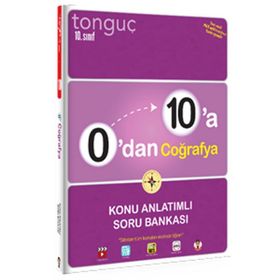0'dan 10'a Coğrafya Konu Anlatımlı Soru Bankası-Tonguç Akademi Yayınları