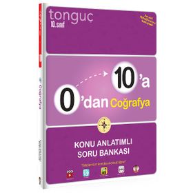 0'dan 10'a Coğrafya Konu Anlatımlı Soru Bankası-Tonguç Akademi Yayınları