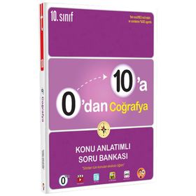 0'dan 10'a Coğrafya Konu Anlatımlı Soru Bankası-Tonguç Akademi Yayınları