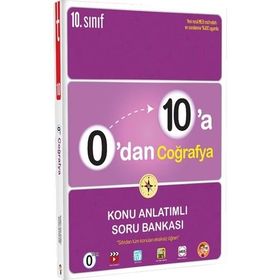 0'dan 10'a Coğrafya Konu Anlatımlı Soru Bankası-Tonguç Akademi Yayınları