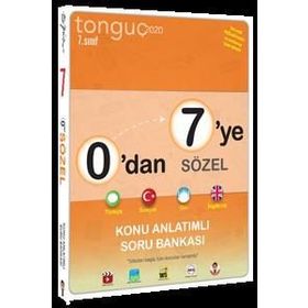 0'dan 7'ye Sözel Konu Anlatımlı Soru Bankası Tonguç Akademi Yayınları