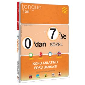 0'dan 7'ye Sözel Konu Anlatımlı Soru Bankası Tonguç Akademi Yayınları