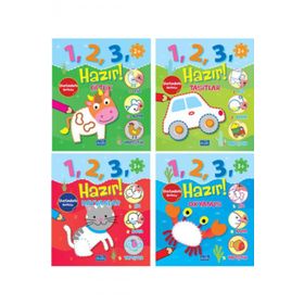 1 - 2 - 3 Hazır Seti - 4 Kitap Takım - Parıltı Yayınları