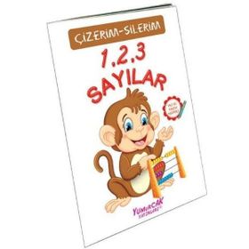 1 2 3 Sayılar - Çizerim Silerim - Yumurcak Yayınları
