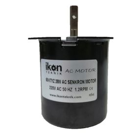 1.2 RPM 68KTYZ AC Redüktörlü Senkron Motor Çevirme Motoru
