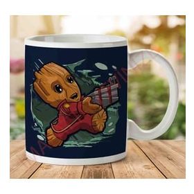 1-2220 Tiny Groot Guardians Of The Galaxy Ii Baskılı Seramik Kupa Bardak