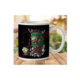 1-2271 Zim Stole Xmas The Grinch The Invader Baskılı Seramik Kupa Bardak