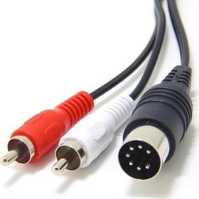 1.5 Metre 7 Pin Din Rca Kablo