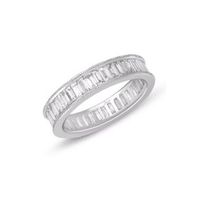 1.59 ct Modern Tasarım Tamtur Baget Pırlanta Yüzük