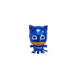 1 Adet Pijamaskeliler Kedi Çocuk Folyo Balon Pija Masks Uçan Balon