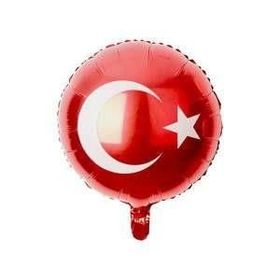 1 Adet Türk Bayrağı Folyo Balon