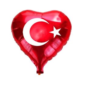 1 Adet Türk Bayrağı Folyo Balon
