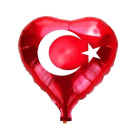 1 Adet Türk Bayrağı Folyo Balon