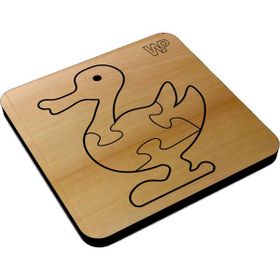 1 Fark Hayvanlar Serisi Ördek Ahşap Eğitici Puzzle