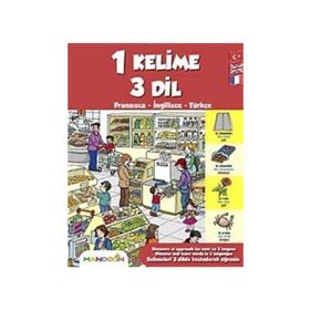 1 KELIME 3 DIL FRANSIZCA - İNGİLİZCE - TÜRKÇE - KOLEKTIF