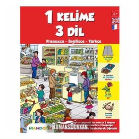 1 KELIME 3 DIL FRANSIZCA - İNGİLİZCE - TÜRKÇE - KOLEKTIF
