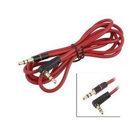 1 Metre Kırmızı Stereo Aux Kablo