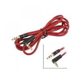 1 Metre Kırmızı Stereo Aux Kablo