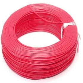 1 mm Kırmızı-Siyah 5 Metre Montaj Kablosu