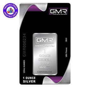 1 Ons 31.10 gr Külçe Gümüş