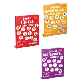1. Sınıf 2. Dönem Türkçe + Matematik + Hayat Bilgisi Öykülü Ders Etkinlikleri Seti Metafor Yayınları