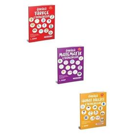 1. Sınıf 2. Dönem Türkçe + Matematik + Hayat Bilgisi Öykülü Ders Etkinlikleri Seti Metafor Yayınları