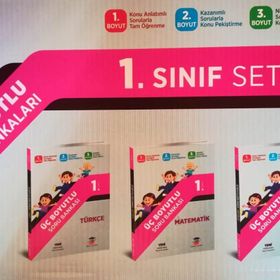 1. Sınıf 3 Boyutlu Soru Bankası Seti - Zekaküpü Yayınları