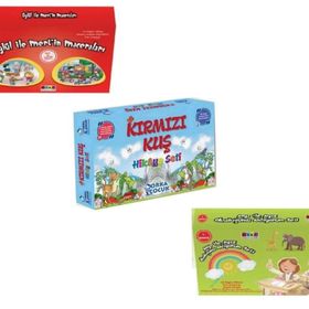 1. Sınıf 3 Kutu 30 Kitaplık Hikaye Seti - Kırmızı Kuş + Eylül İle Mert'in Maceraları + Asya İle Ayaz