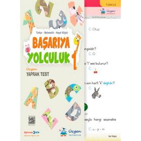 1. Sınıf Başarıya Yolculuk Yaprak Test-Üçgen Yayınları