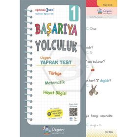 1. Sınıf Başarıya Yolculuk Yaprak Test-Üçgen Yayınları