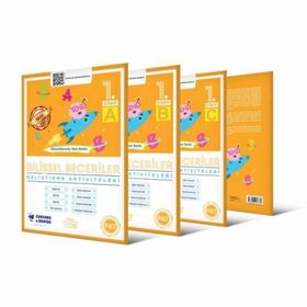 1. Sınıf Bilişsel Beceriler Geliştirme Aktiviteleri Seti A B C Seri - Curious Genius Yayınları