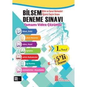 1. Sınıf Bilsem 5'li Deneme Sınavı Ata Yayıncılık