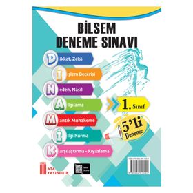 1. Sınıf Bilsem 5'li Deneme Sınavı Ata Yayıncılık