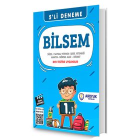1. Sınıf Bilsem Deneme Sınavı Tamamı Video Çözümlü 5'li Deneme Ardışık Yayınları