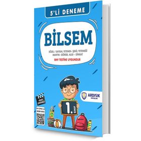 1. Sınıf Bilsem Deneme Sınavı Tamamı Video Çözümlü 5'li Deneme Ardışık Yayınları