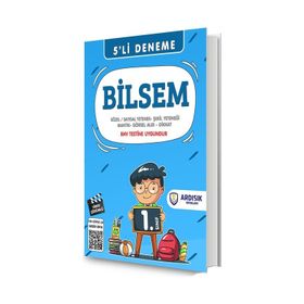 1. Sınıf Bilsem Deneme Sınavı Tamamı Video Çözümlü 5'li Deneme Ardışık Yayınları