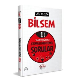 1. Sınıf Bilsem Jet Plus+ Tamamı Çözümlü Çıkması Muhtemel Sorular - Editör Yayınları