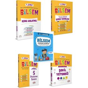 1. Sınıf Bilsem Sınavlarına Hazırlık Seti Yeni Tarz Sorular Editör Yayınları