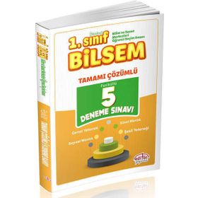 1. Sınıf Bilsem Tamamı Çözümlü 5 Deneme Editör Yayınları