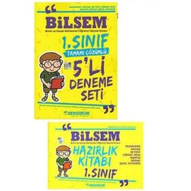 1. Sınıf Bilsem Tamamı Çözümlü 5 Deneme Seti-Zeki Çocuk Yayınları