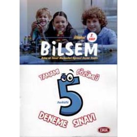 1. Sınıf Bilsem Tamamı Çözümlü 5 Deneme Sınavı Data Yayınları