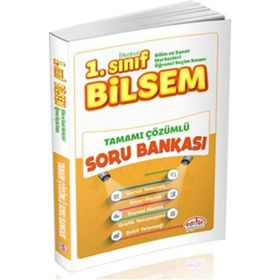 1.Sınıf Bilsem Tamamı Çözümlü Soru Bankası Editör Yayınları