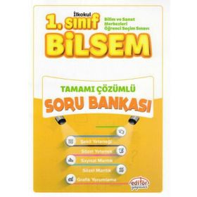 1.Sınıf Bilsem Tamamı Çözümlü Soru Bankası Editör Yayınları